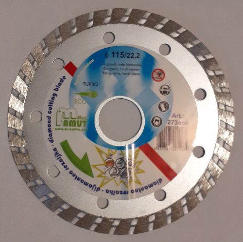 disc diamantat turbo 115 x 22 mm