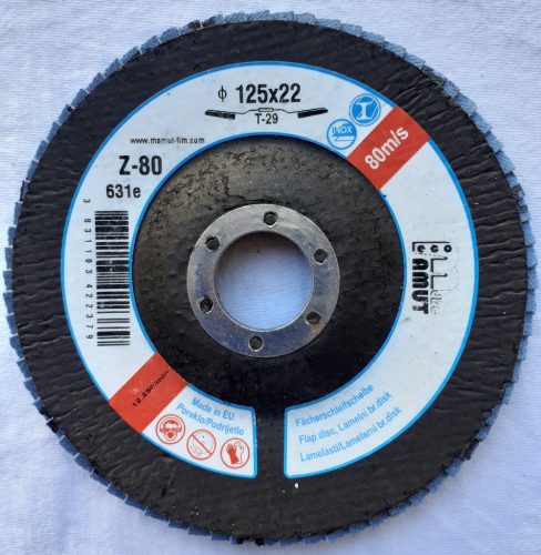 disc lamelar 125 x 22 mm T29  Z 80