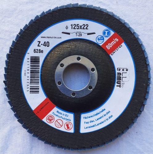 disc lamelar 125 x 22 mm T29  Z 40