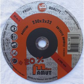 disc abraziv debitat 230 x 22 x 2 mm profi