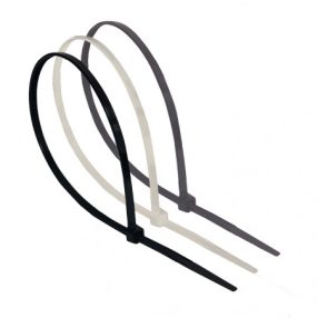 brida plastic 3,6 x 300 mm (100 buc/pach.) - alb -